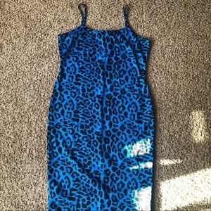 Cheetah print dress